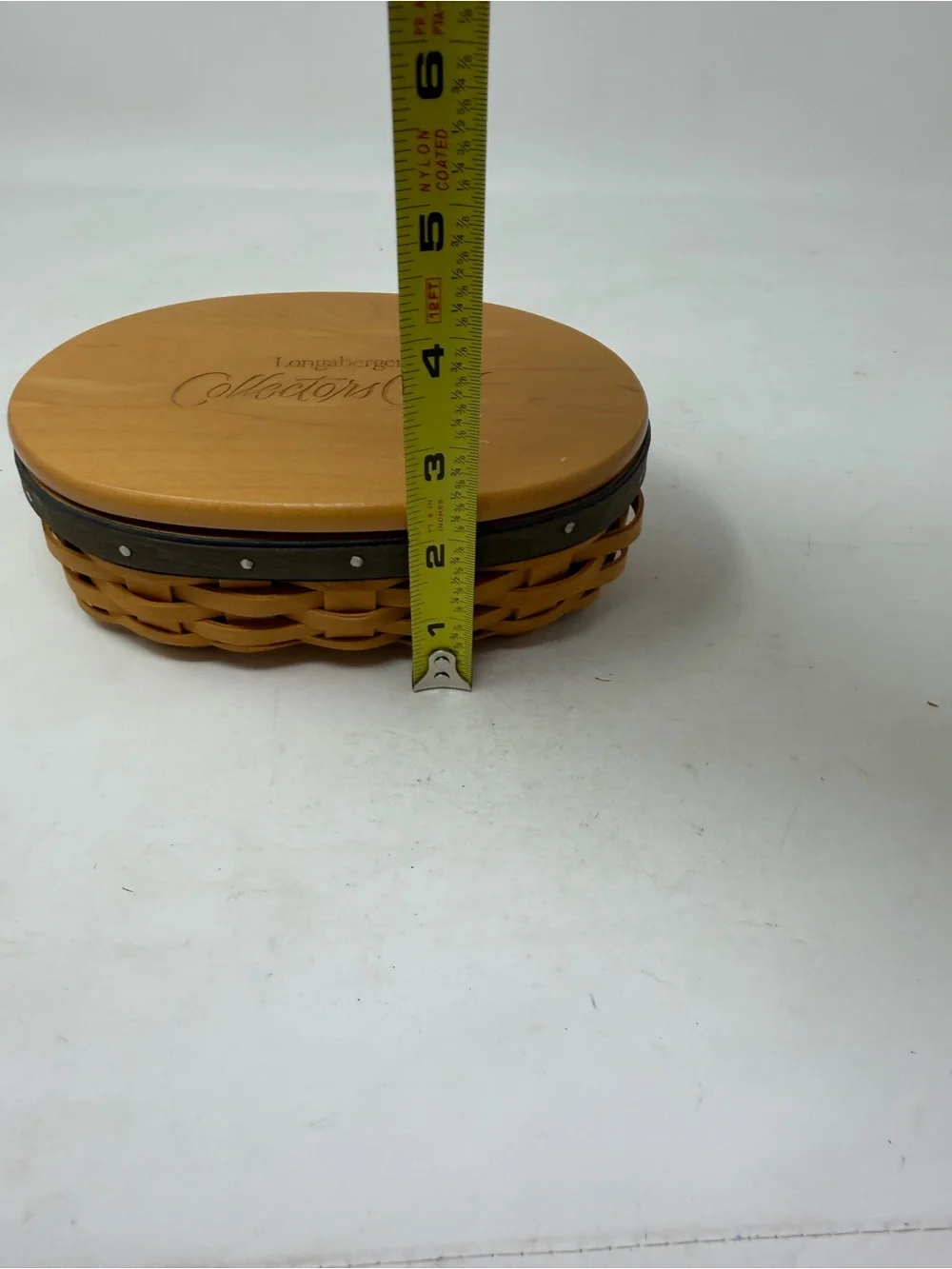 Longaberger 2001 Collectors Club Harmony Basket No 5 Lid Protector